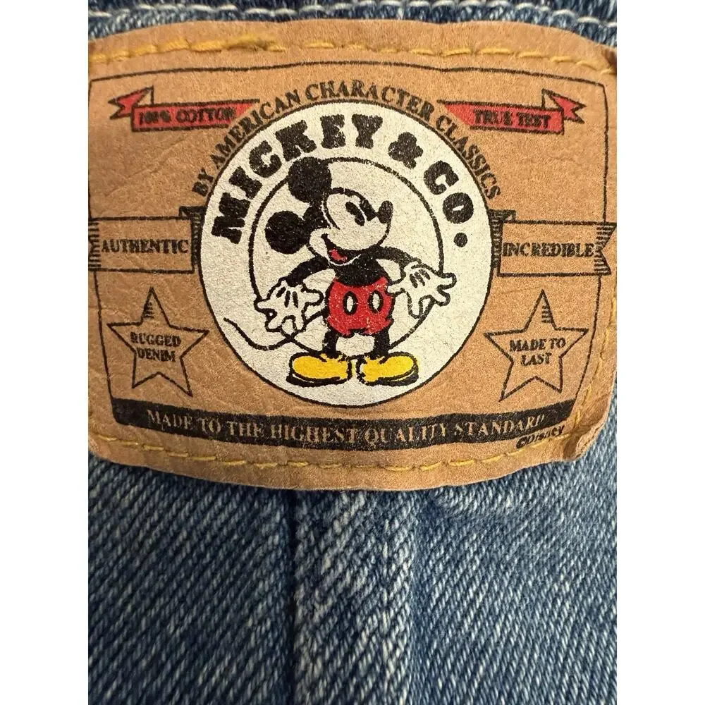Vintage Disney Jean Jumper Dress Girls Sz 3/4